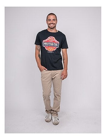 Jarikart bedrukt t-shirt met korte mouwen
