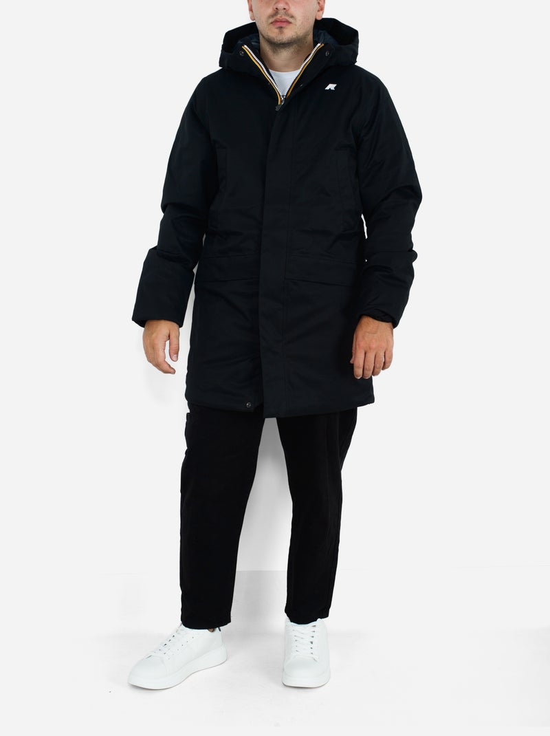Jarno Twill Marmotta-parka - K-Way Zwart - Kiabi