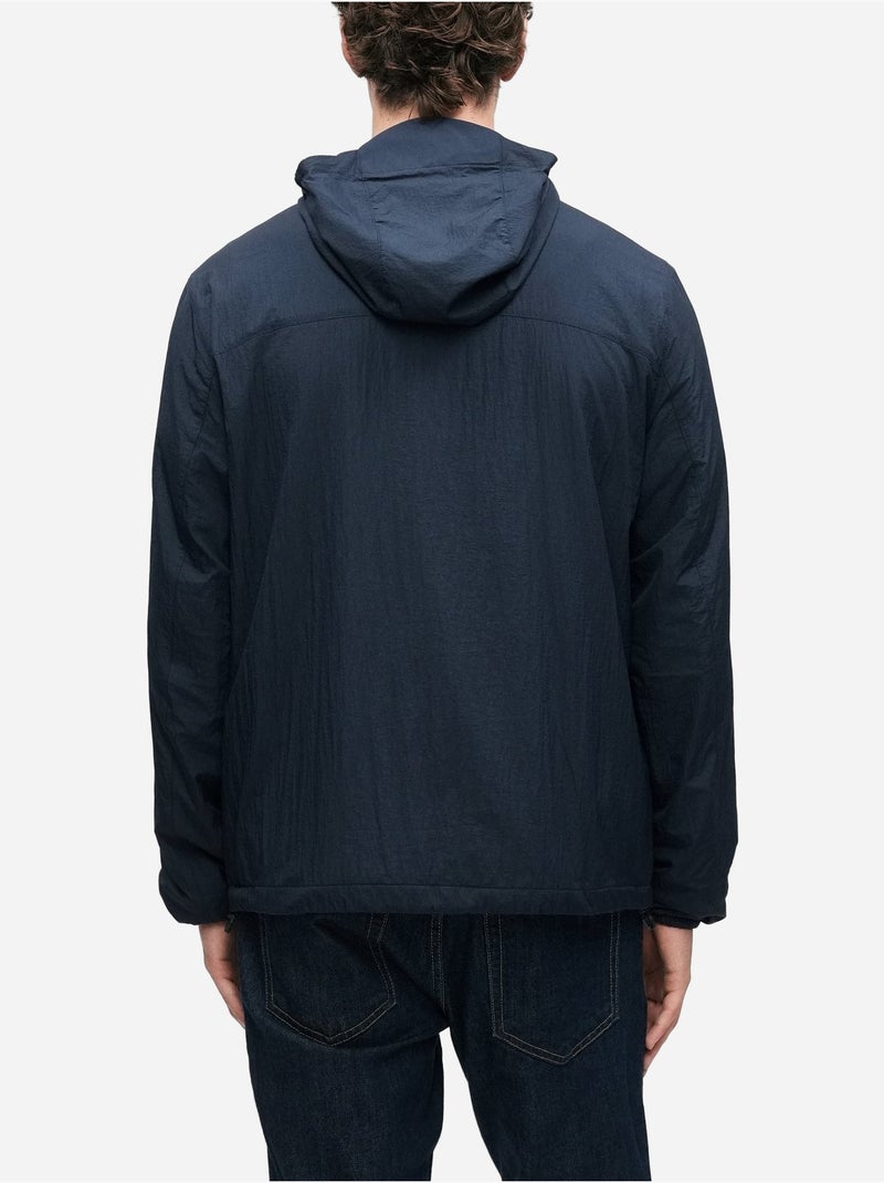 Jas met capuchon - Tommy jeans Donkerblauw - Kiabi