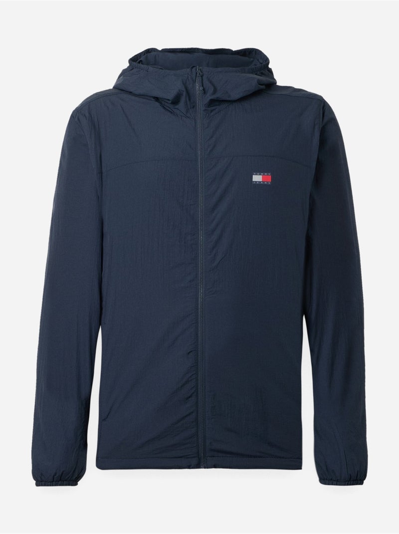 Jas met capuchon - Tommy jeans Donkerblauw - Kiabi
