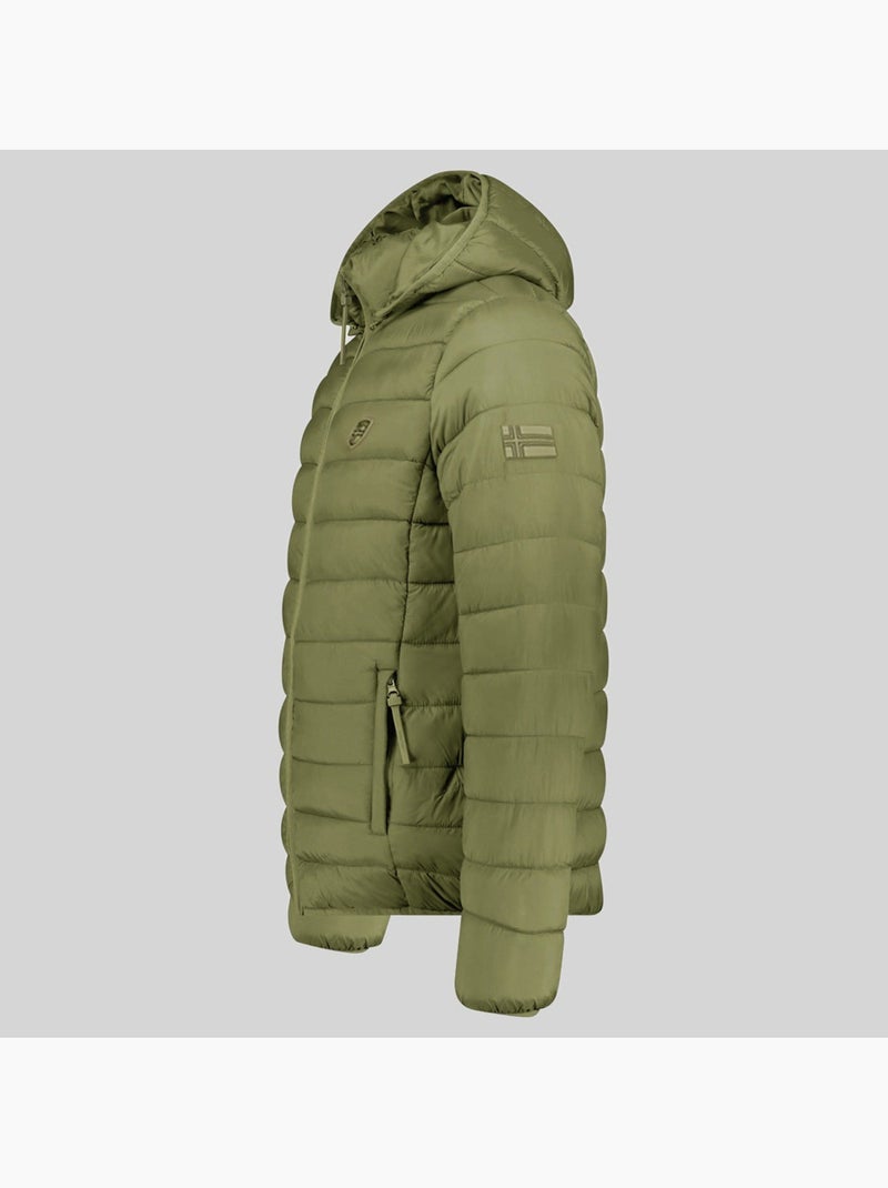 Jas met capuchon amigotal hood – geographical norway Olijfgroen - Kiabi