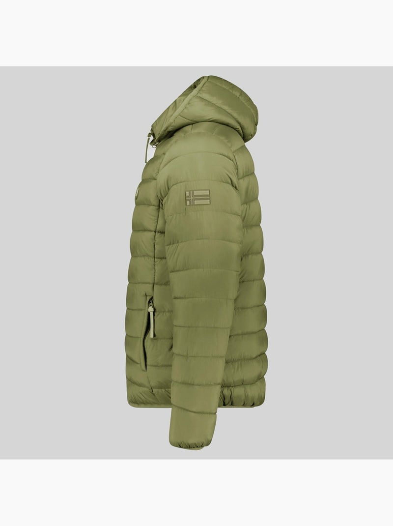 Jas met capuchon amigotal hood – geographical norway Olijfgroen - Kiabi