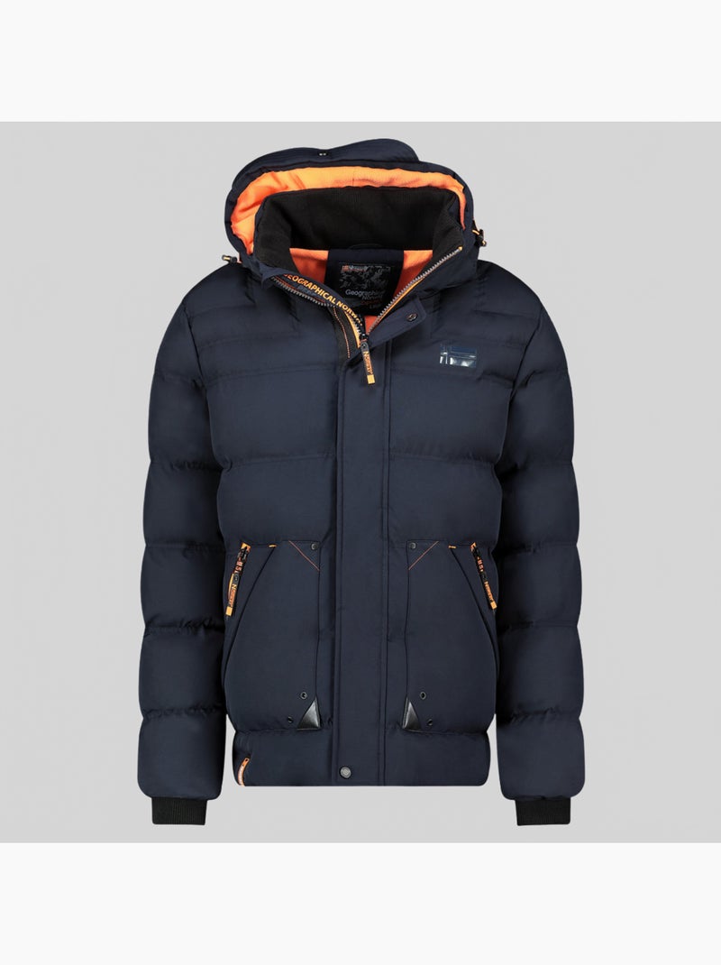 Jas met capuchon badibere – geographical norway Marineblauw - Kiabi