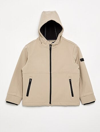 Jas met capuchon gevoerd met microfleece