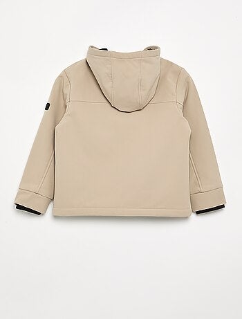 Jas met capuchon gevoerd met microfleece