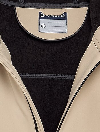 Jas met capuchon gevoerd met microfleece