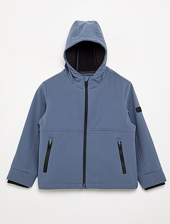 Jas met capuchon gevoerd met microfleece