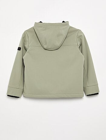 Jas met capuchon gevoerd met microfleece