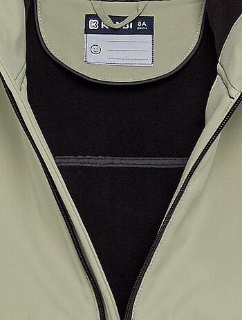 Jas met capuchon gevoerd met microfleece
