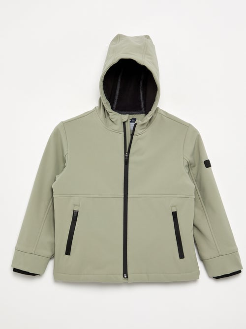 Jas met capuchon gevoerd met microfleece - Kiabi