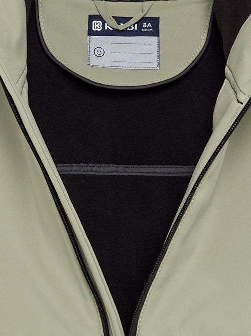 Jas met capuchon gevoerd met microfleece - Kiabi