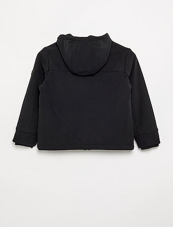 Jas met capuchon gevoerd met microfleece