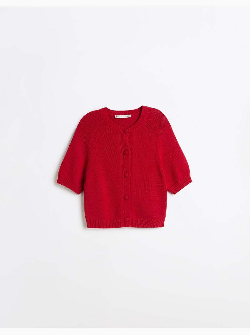 Jas met korte mouwen, mo fashion Rood - Kiabi