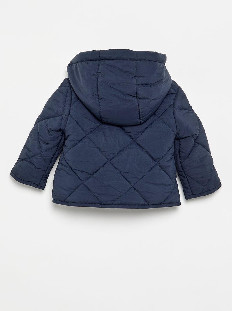 Jas met rits en capuchon Blauw - Kiabi