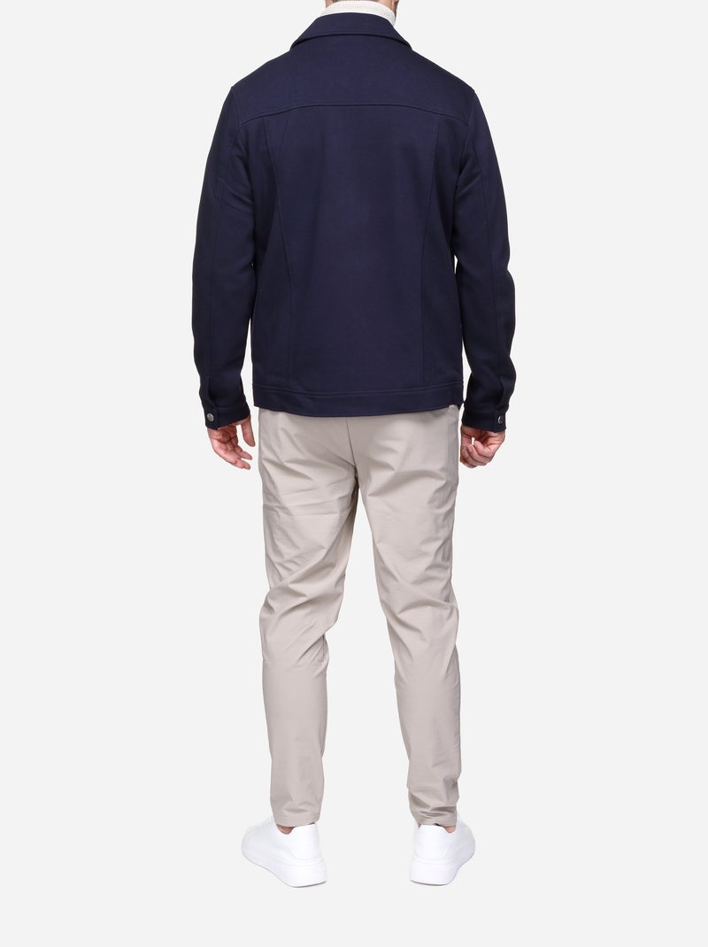 Jas met zakken - Frilivin Donkerblauw - Kiabi