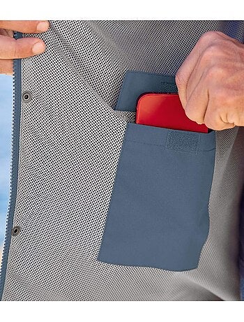 Jas van microvezel met meerdere zakken - atlas for men