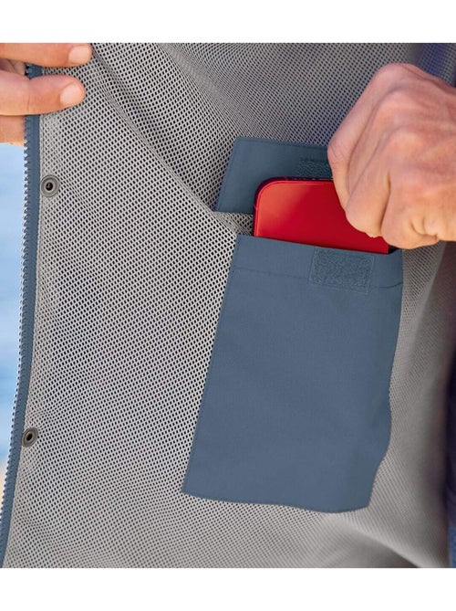 Jas van microvezel met meerdere zakken - ATLAS FOR MEN - Kiabi