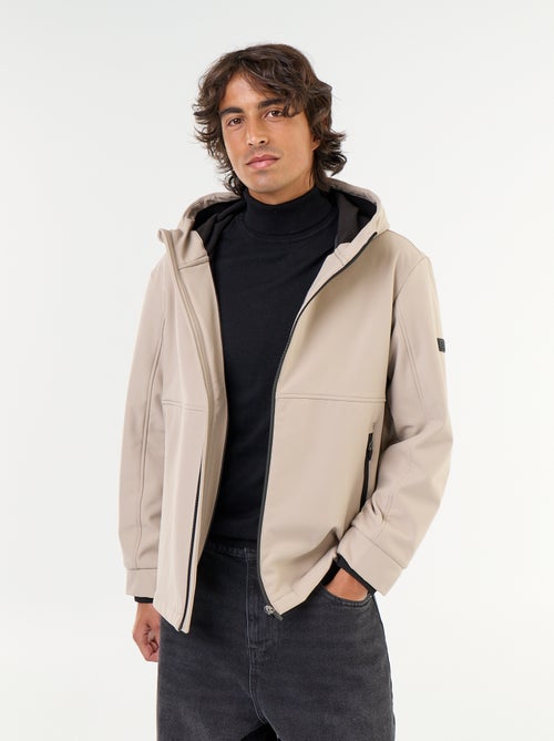 Jas van neopreen met capuchon en microfleece voering - Kiabi
