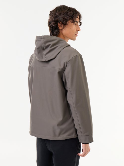 Jas van neopreen met capuchon en microfleece voering - Kiabi