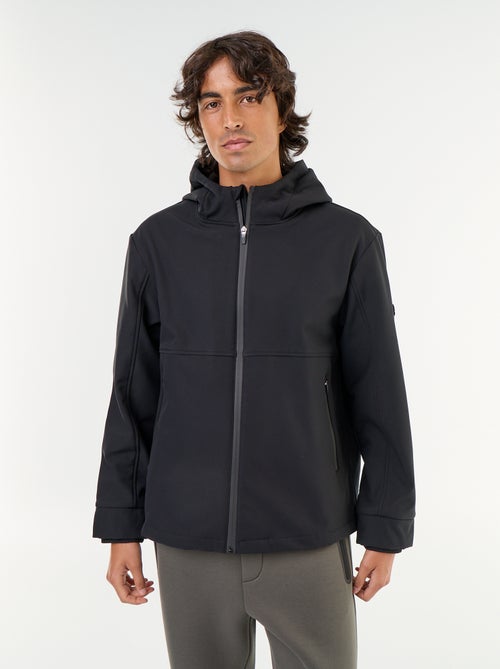 Jas van neopreen met capuchon en microfleece voering - Kiabi