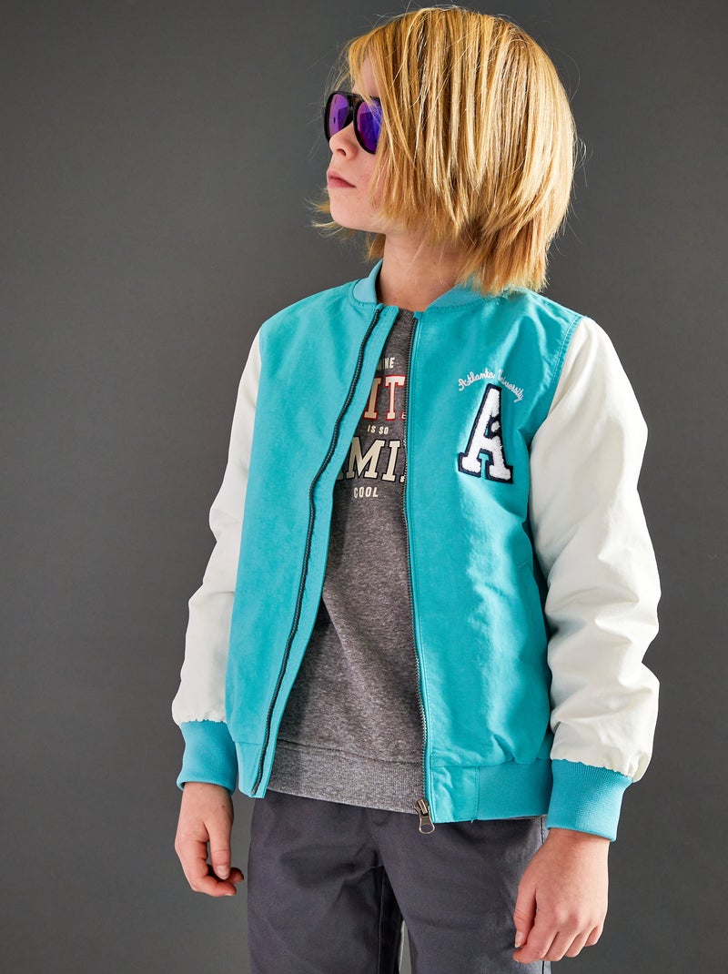 Jasje in American college-stijl BLAUW - Kiabi