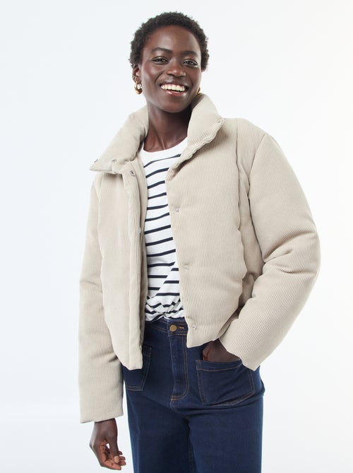 Jasje van ribstof met omhullende kraag | 'JDY' - Kiabi