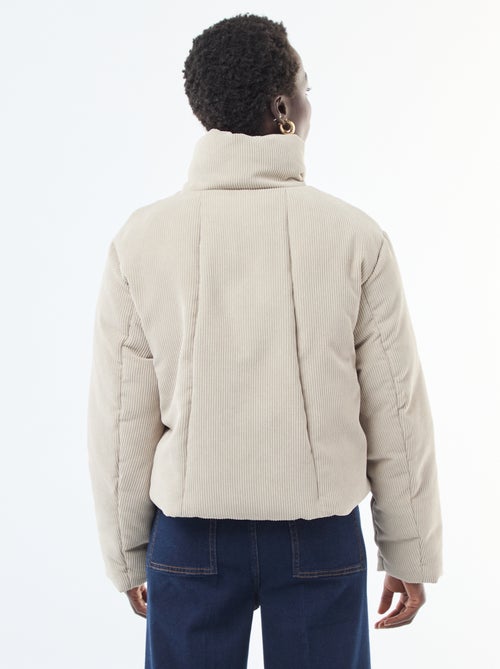 Jasje van ribstof met omhullende kraag | 'JDY' - Kiabi