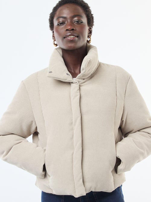 Jasje van ribstof met omhullende kraag | 'JDY' - Kiabi