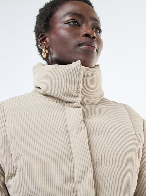 Jasje van ribstof met omhullende kraag | 'JDY' - Kiabi