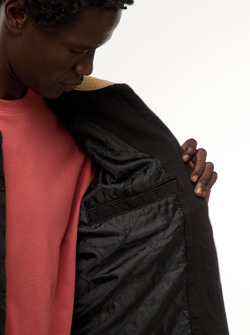 Jasje van twill met ribboord - Kiabi