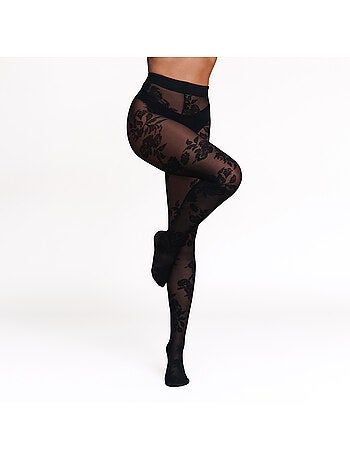 Jasmin fantasiepanty 30 denier zwart