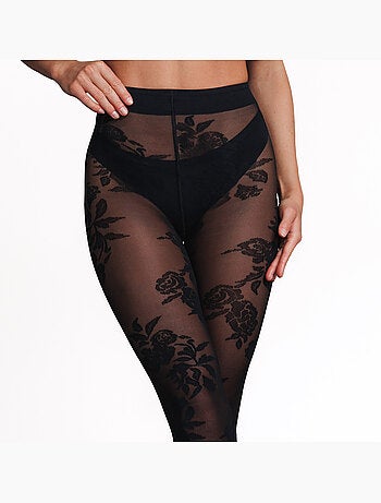 Jasmin fantasiepanty 30 denier zwart