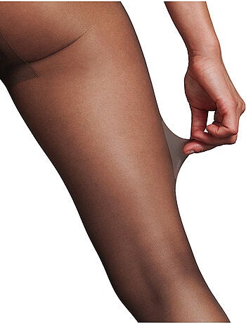 Jauge panty verfraaiend effect bruin