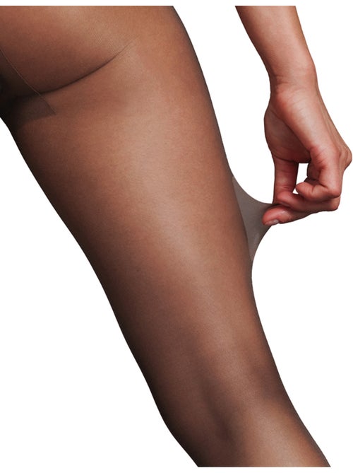 Jauge panty verfraaiend effect bruin - Kiabi