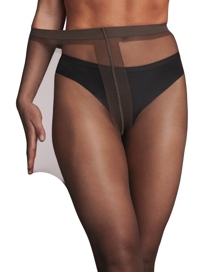 Jauge panty verfraaiend effect bruin Bruin - Kiabi