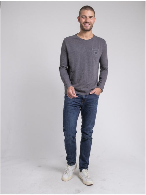 Javeloti t-shirt met lange mouwen, ronde hals en gemaakt van puur katoen - Kiabi Javeloti t-shirt met lange mouwen, ronde hals en gemaakt van puur katoen - Kiabi