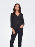 JDY - Soepelvallende blouse ZWART - Kiabi
