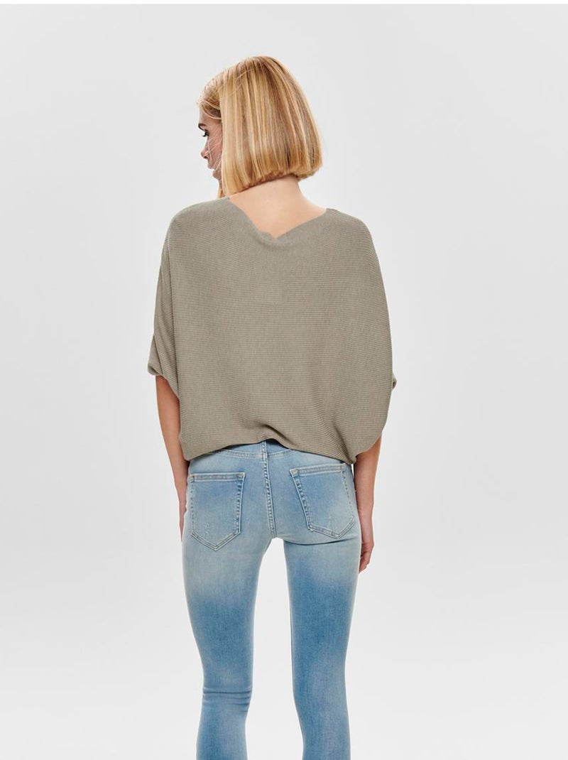 JDY - Trui met vleermuismouwen BRUIN - Kiabi