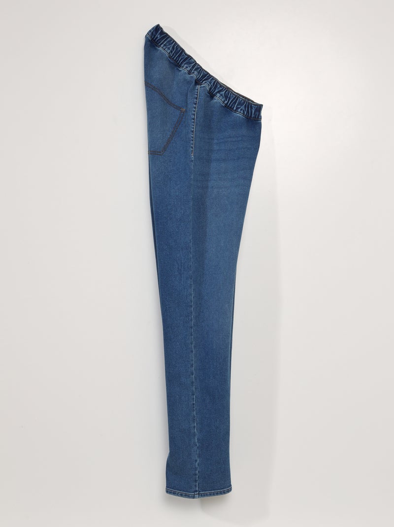 Jean à taille élastiquée - collection facile à enfiler Bleu - Kiabi