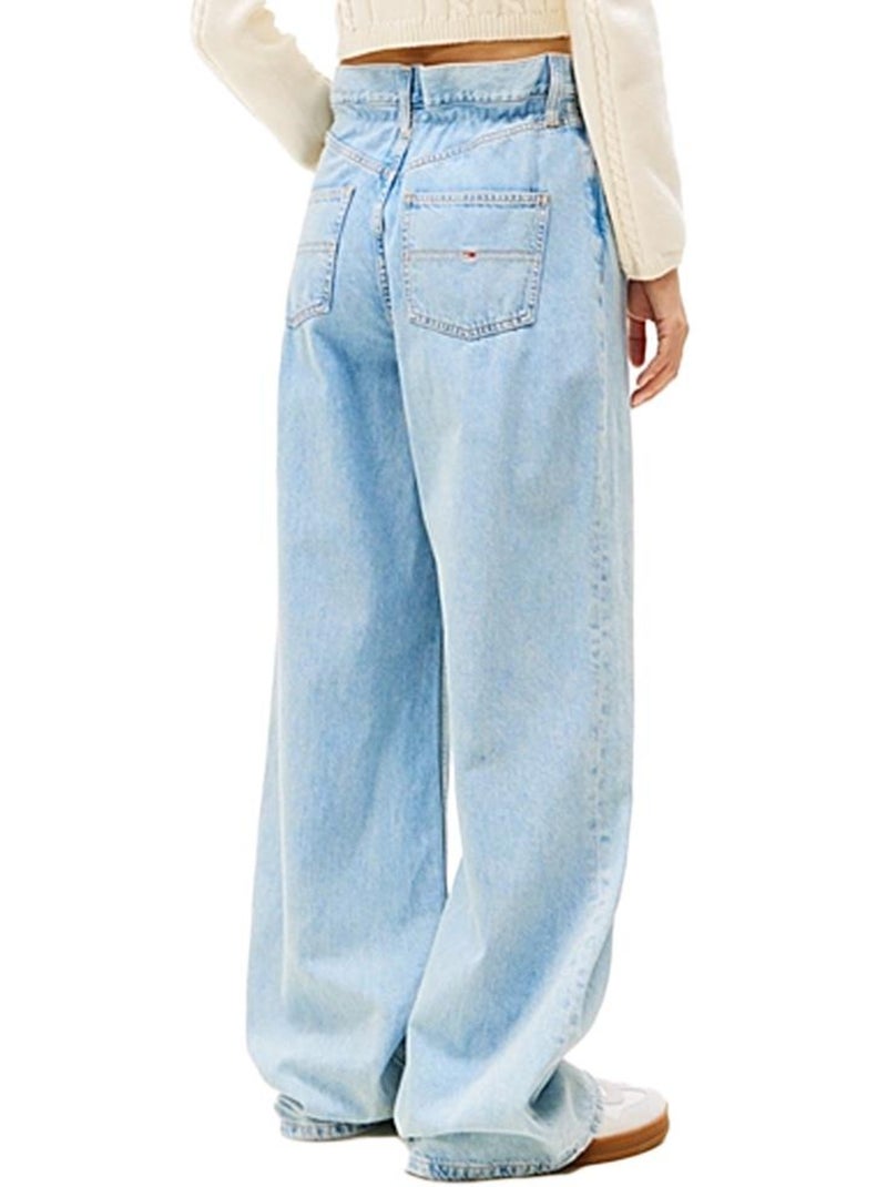 Jean Ample Femme Tommy Hilfiger Bleu - Kiabi