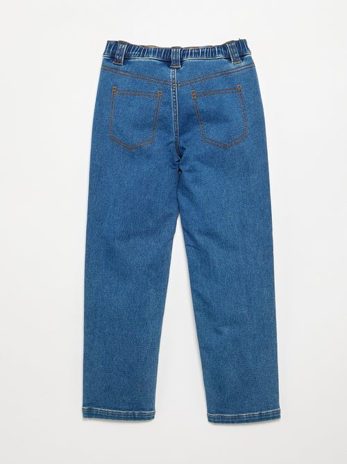 Jean avec ceinture ajustable - collection facile à enfiler - Kiabi