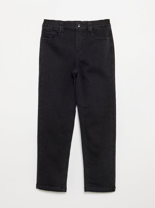 Jean avec ceinture ajustable - collection facile à enfiler - Kiabi