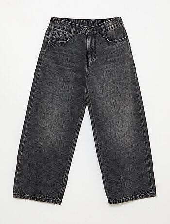 Jean baggy uni 5 poches