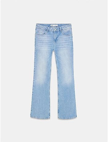 Jean bootcut en denim à taille basse dilvin
