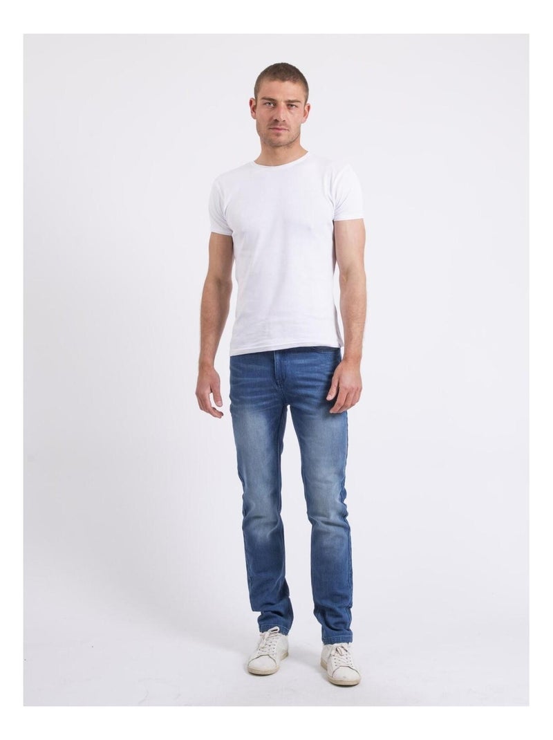 Jean coupe ajustée supra Bleu - Kiabi