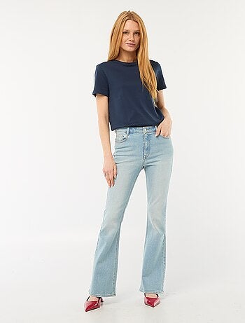 Jean coupe flare/bootcut à taille haute