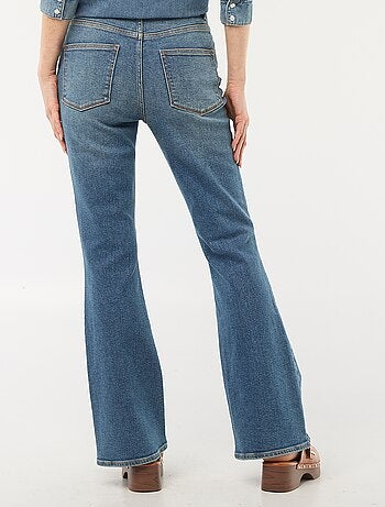 Jean coupe flare/bootcut à taille haute