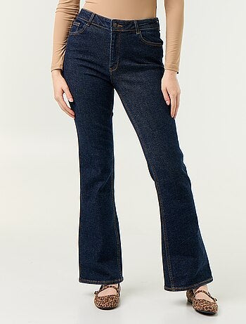 Jean coupe flare/bootcut à taille haute