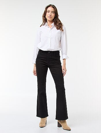 Jean coupe flare/bootcut à taille haute