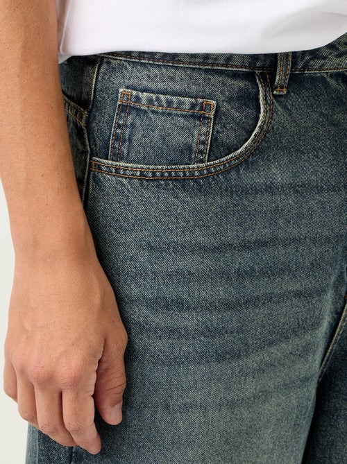 Jean coupe large 5 poches - Kiabi Jean coupe large 5 poches - Kiabi